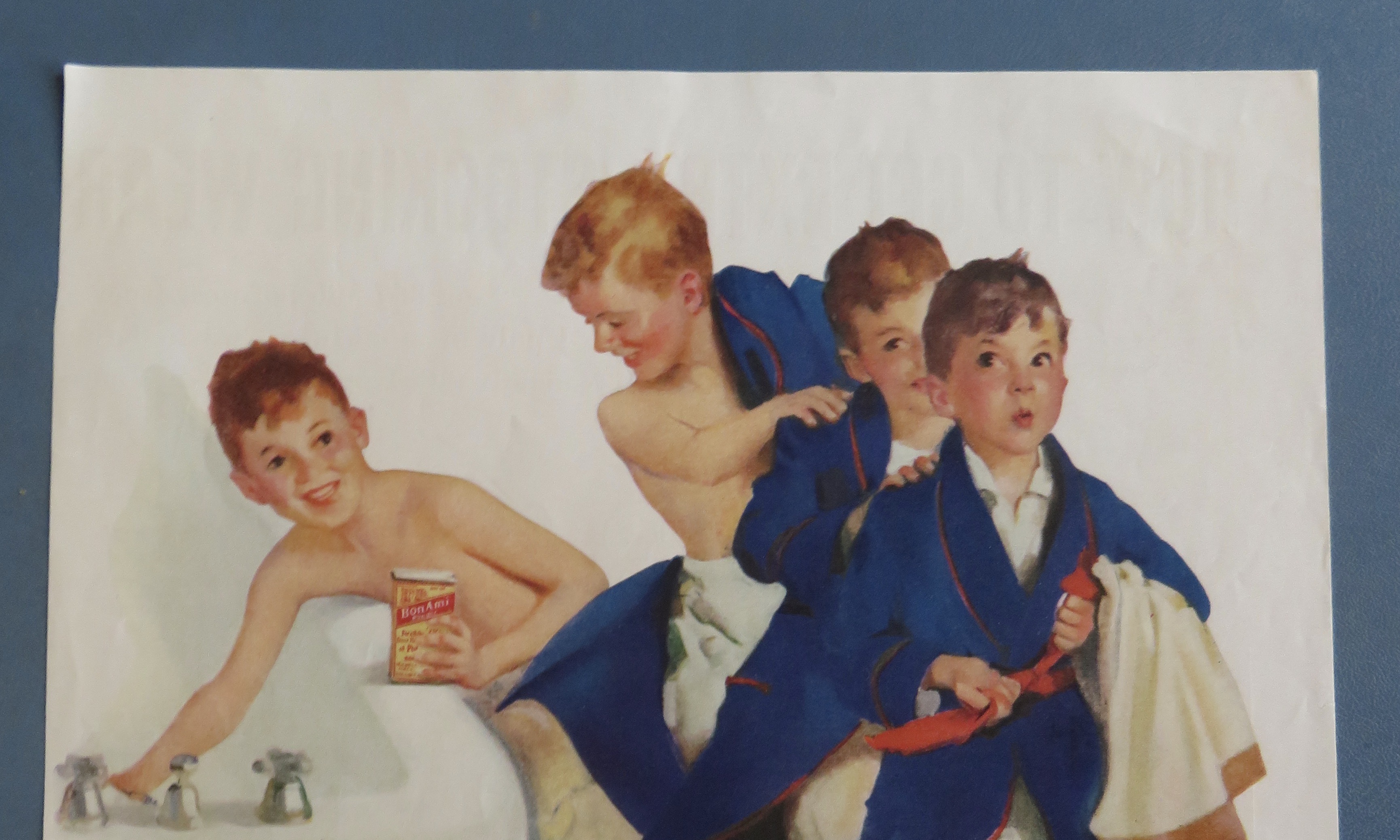 1920'S Bon Ami Powder with 4 Dirty Boys