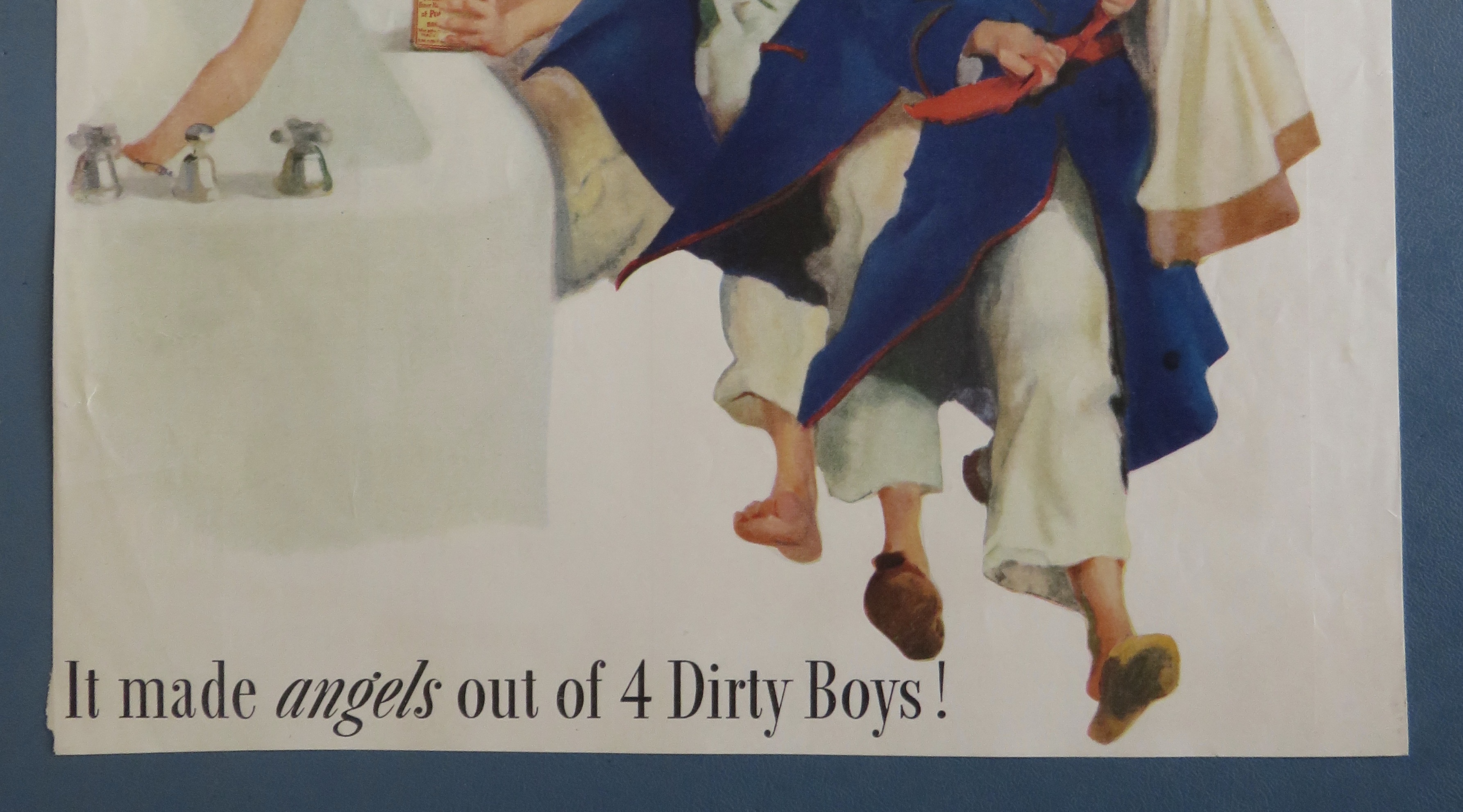 1920'S Bon Ami Powder with 4 Dirty Boys