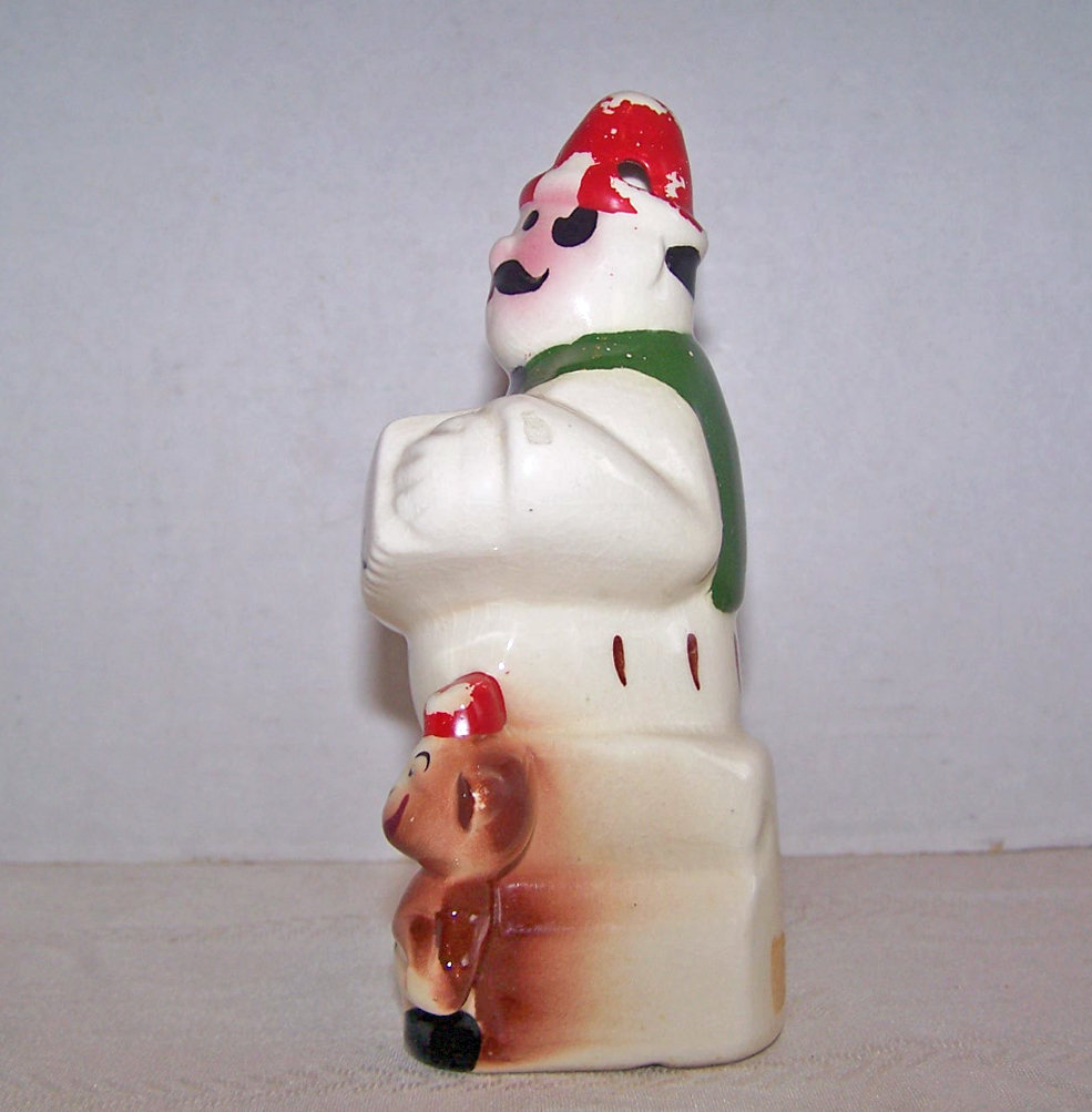 Figural Man Grated Cheese Shaker