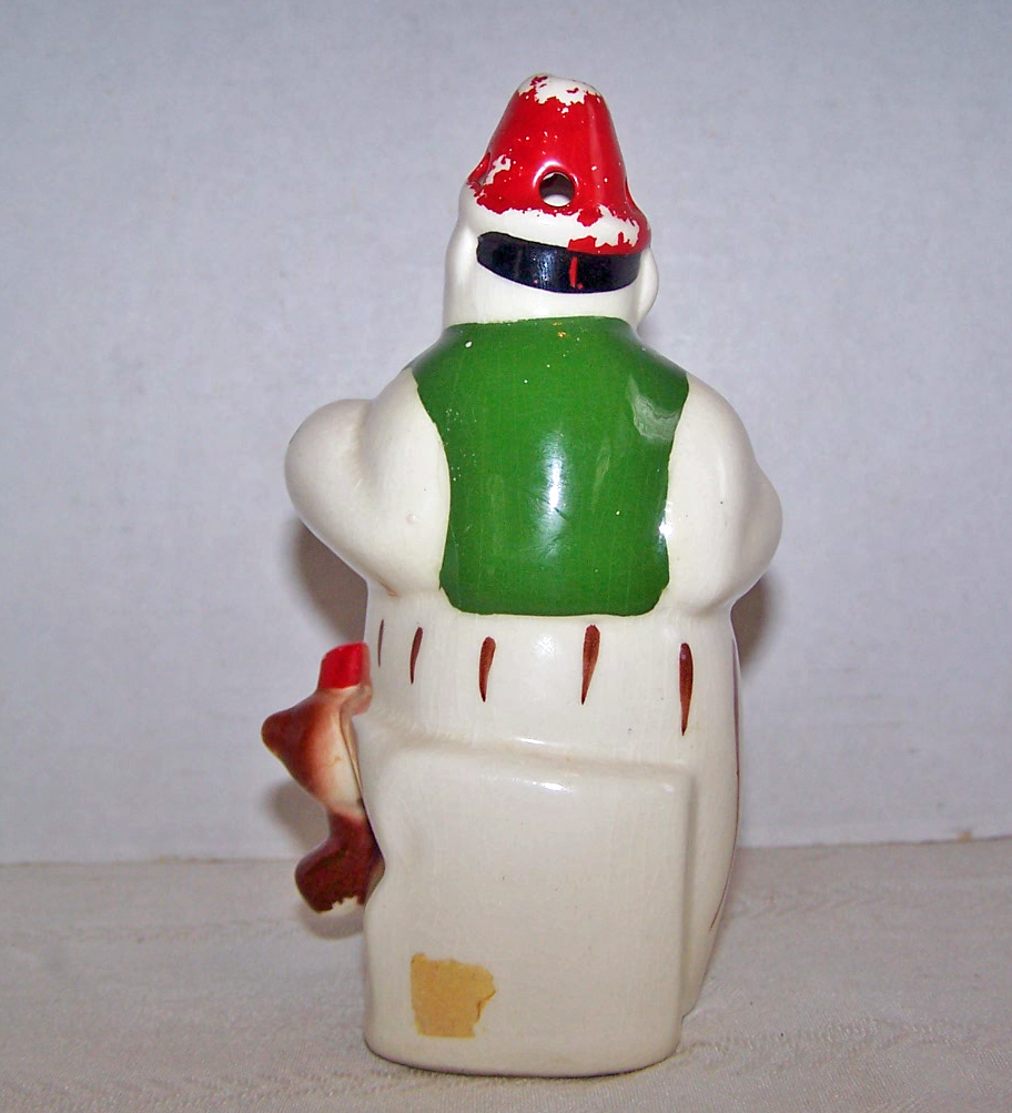 Figural Man Grated Cheese Shaker