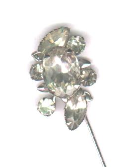Clear Rhinestone Stick Pin