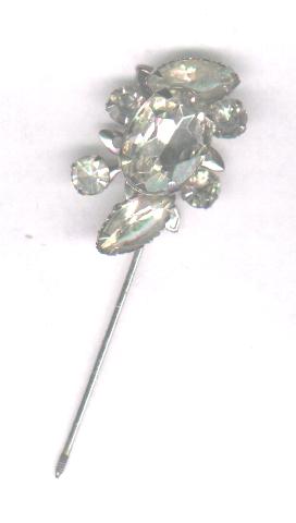 Clear Rhinestone Stick Pin