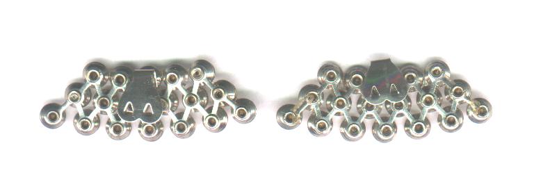 Pair Rhinestone Shoe Clips