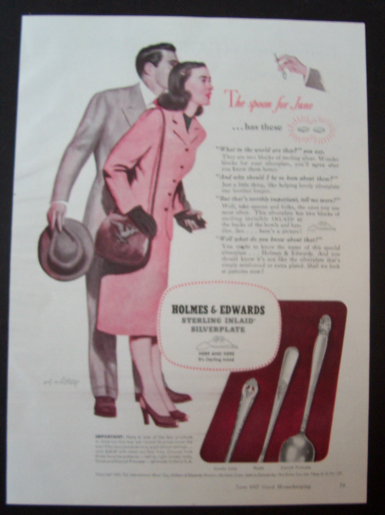 1947  Holmes  &  Edwards  Silverplate