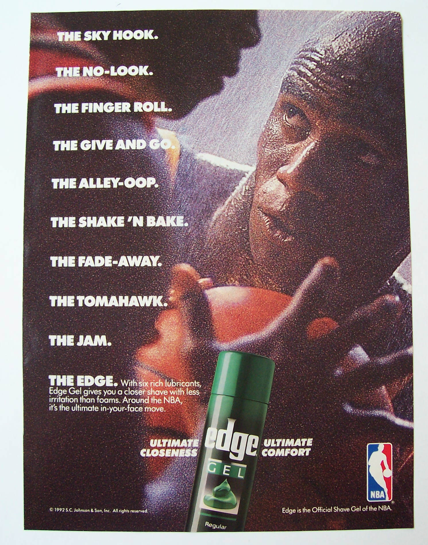 1993  Edge  Shaving  Gel