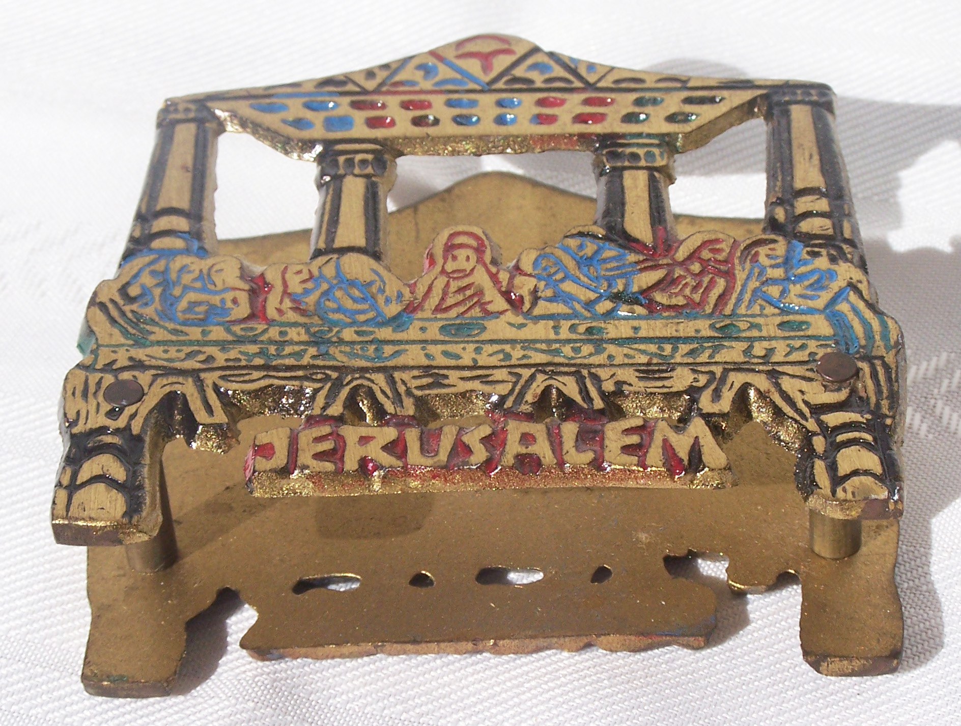 Jerusalem Metal Letter Holder