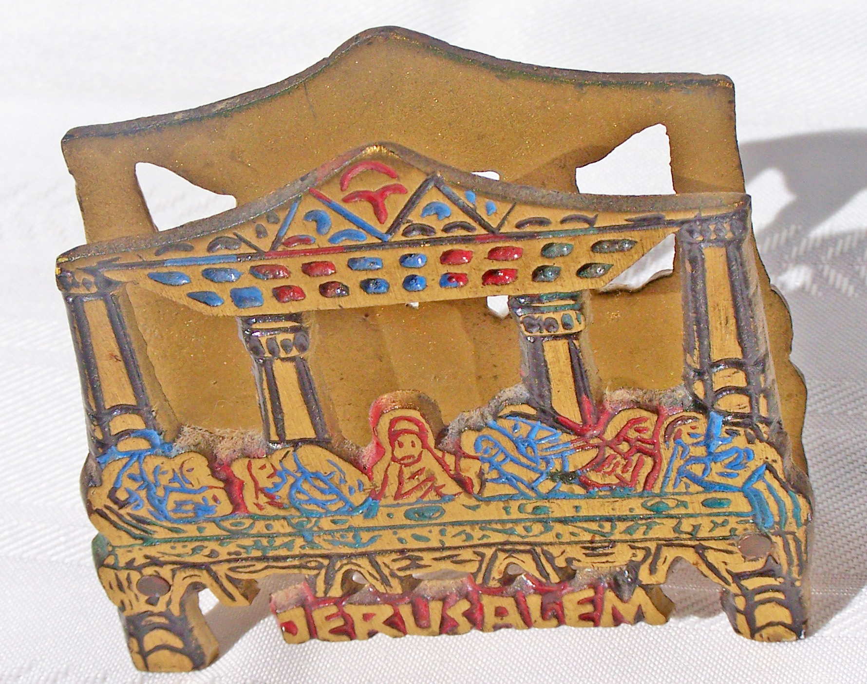 Jerusalem Metal Letter Holder