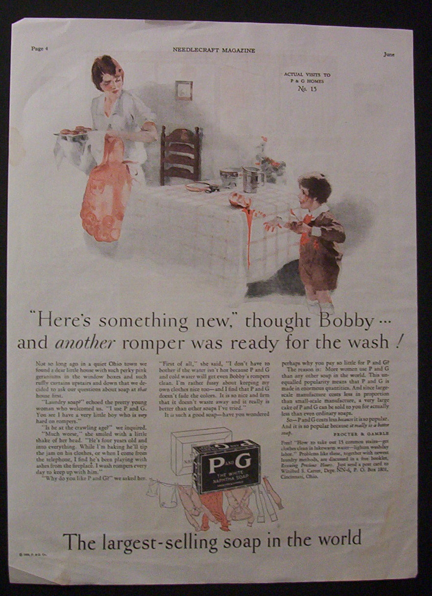 1928  P & G  White  Naphtha  Soap