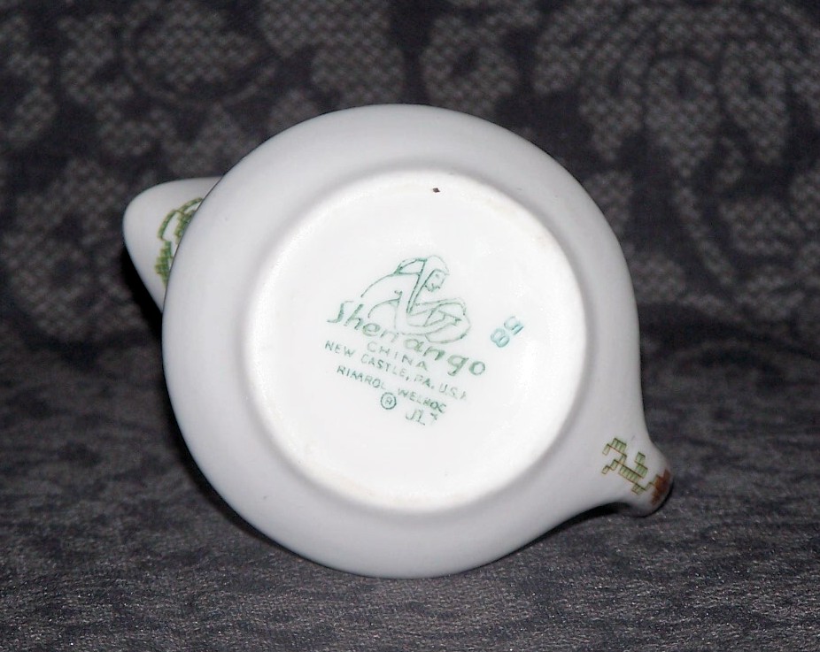 Shenango China Restaurant Creamer