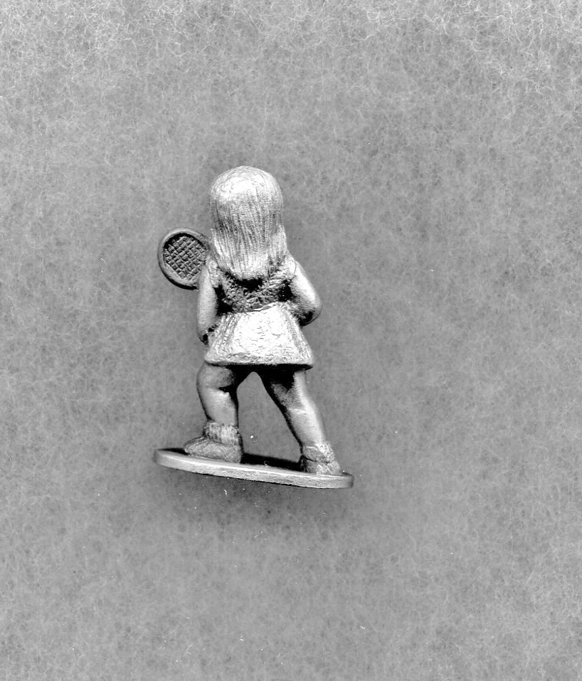 Spoontiques Girl With Tennis Racket