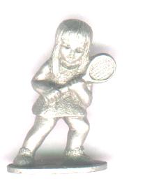 Spoontiques Girl With Tennis Racket