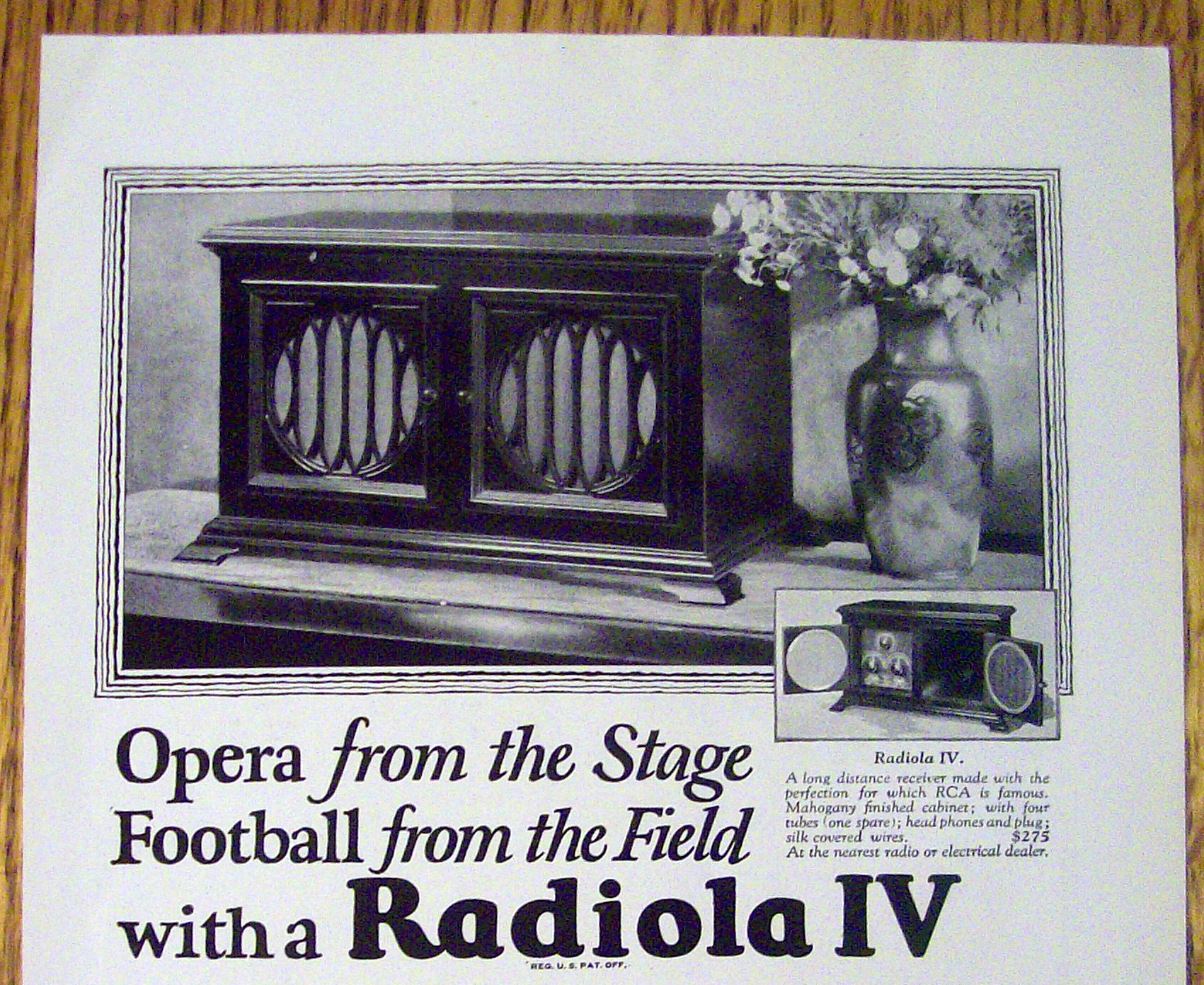1923 Radiola IV Receiver