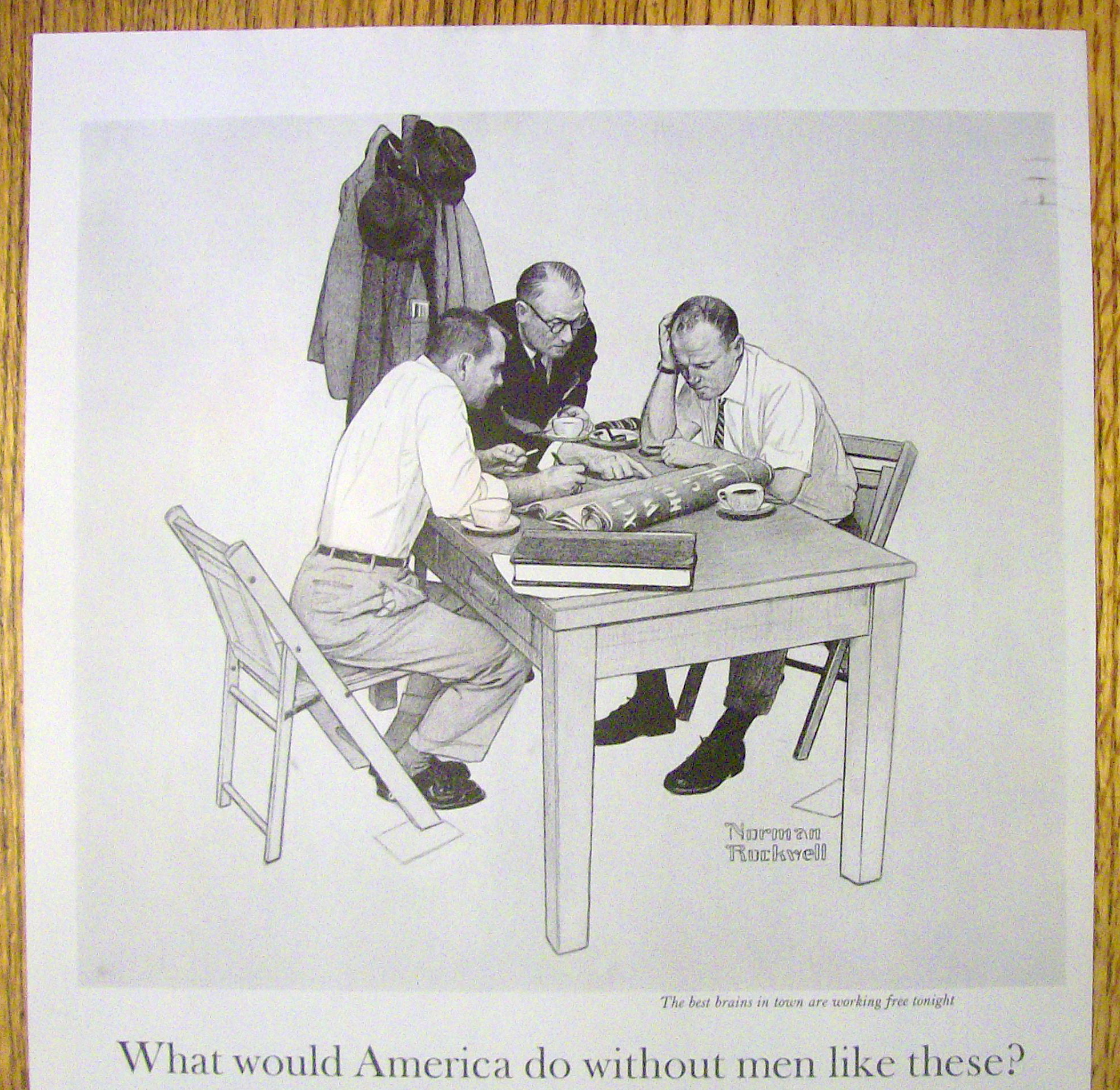 1962 Norman Rockwell Massachusetts Mutual Life