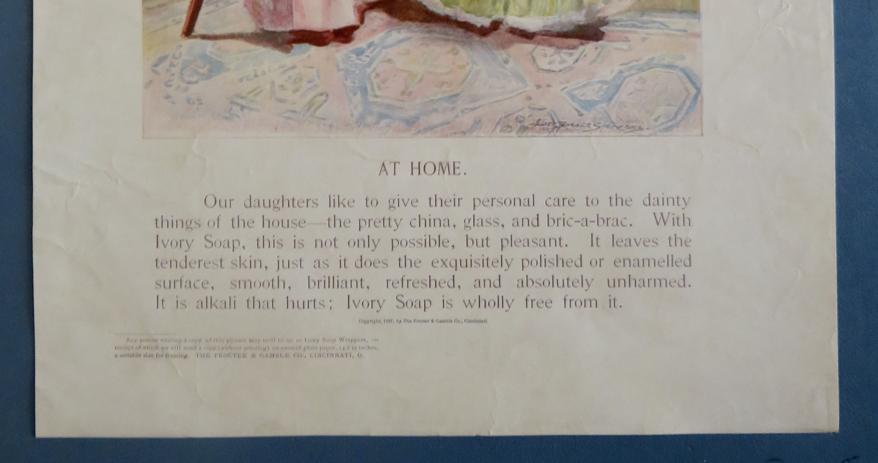 1896 Ivory Soap with Lovely Women Talking