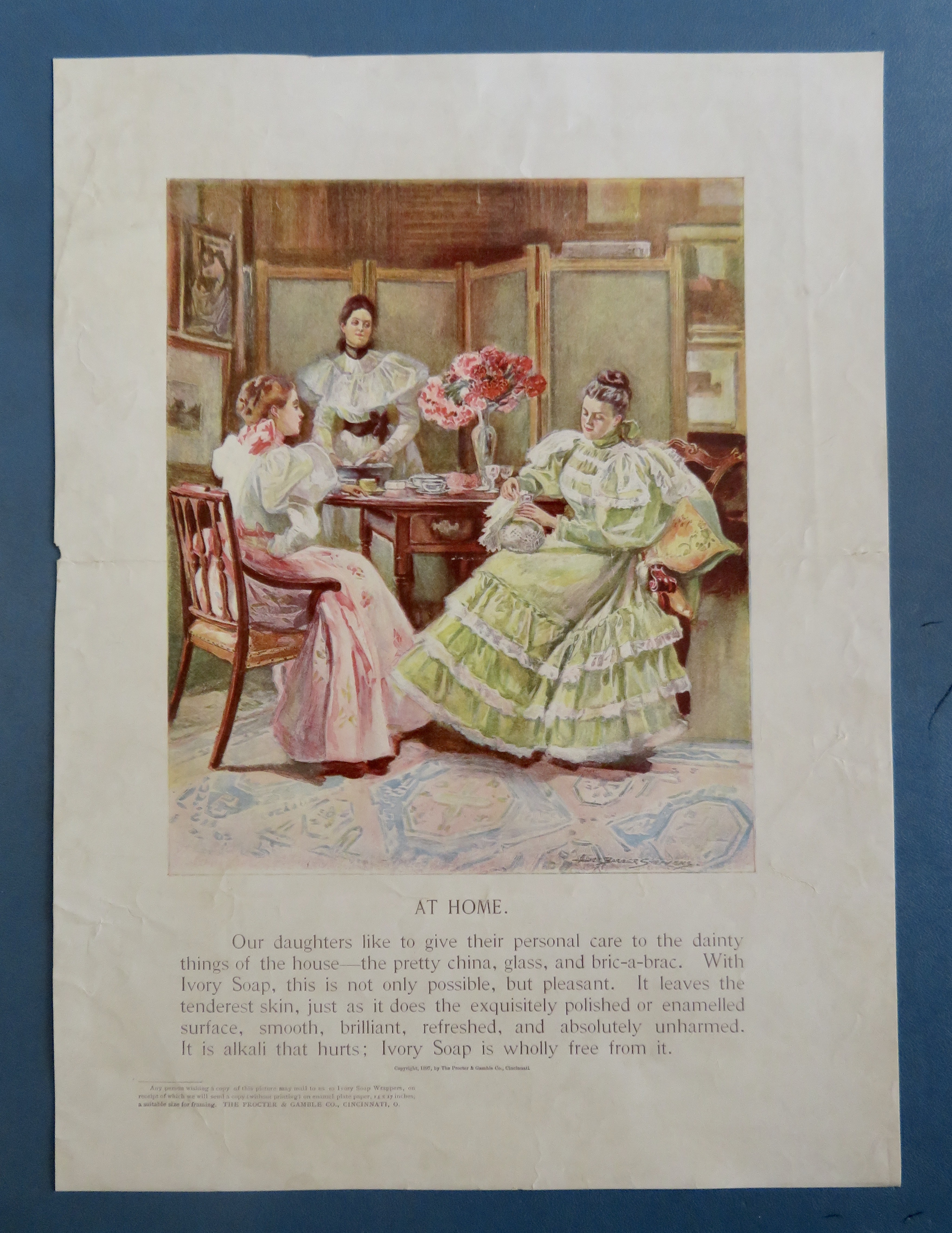 1896 Ivory Soap with Lovely Women Talking