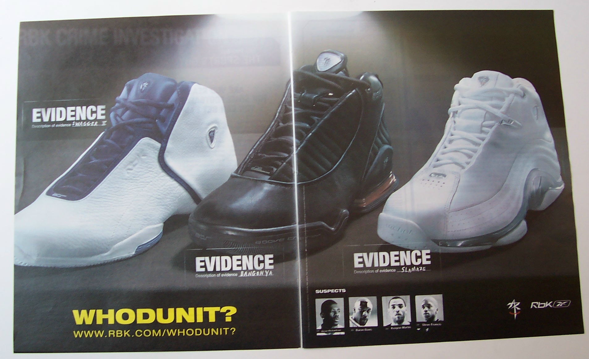 2003  Reebok  with  Steve Francis, Baron Davis & Others