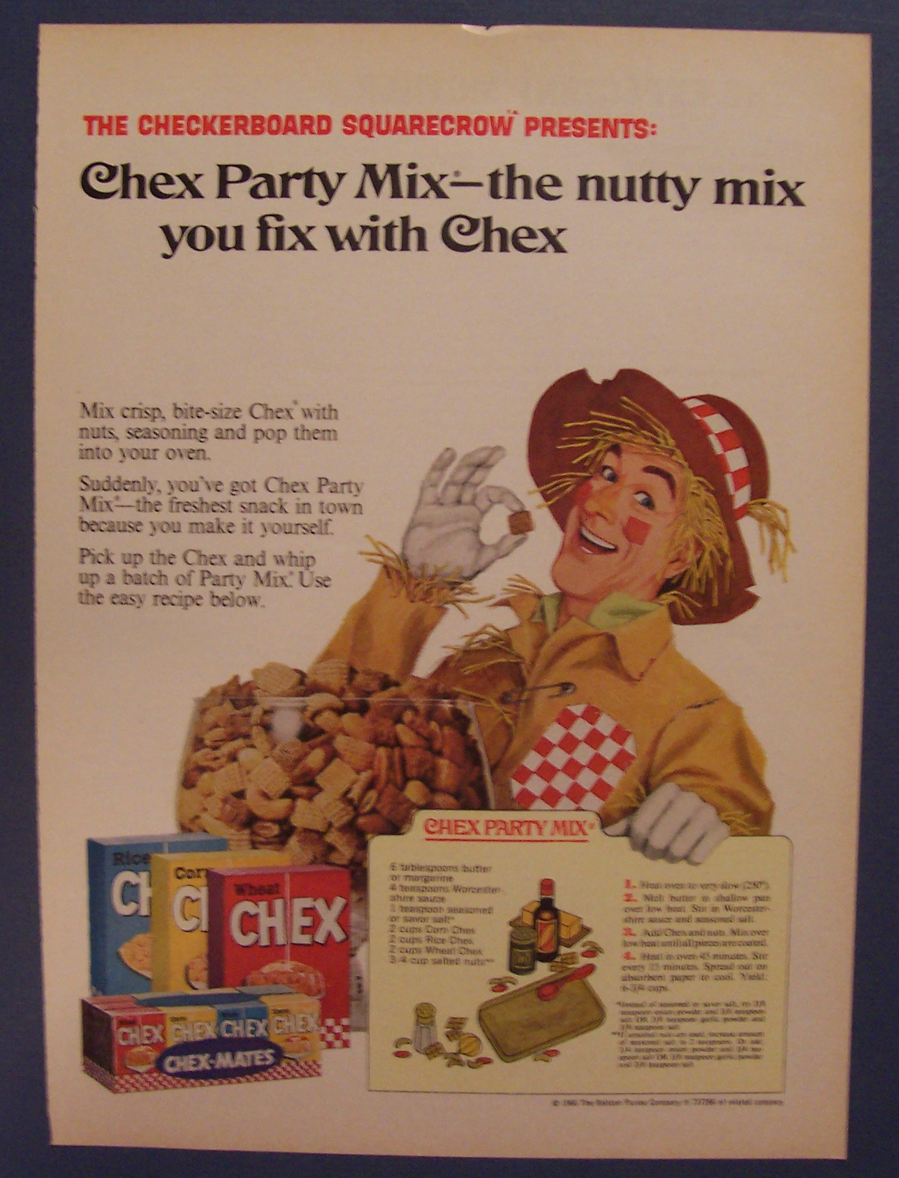 1966  Wheat,  Corn &  Rice  Chex  Cereal