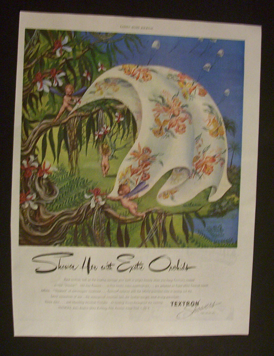 Vintage Ad: 1944 Textron Showers