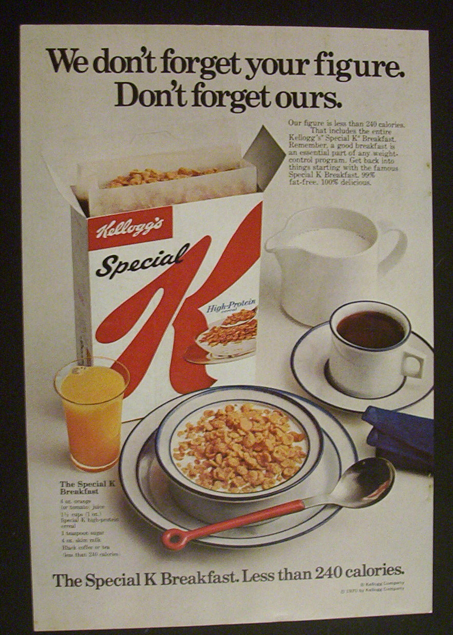 1970  Kellogg's  Special  K  Cereal
