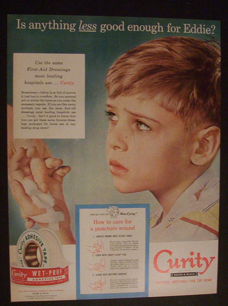 1952  Curity   Adhesive  Tape
