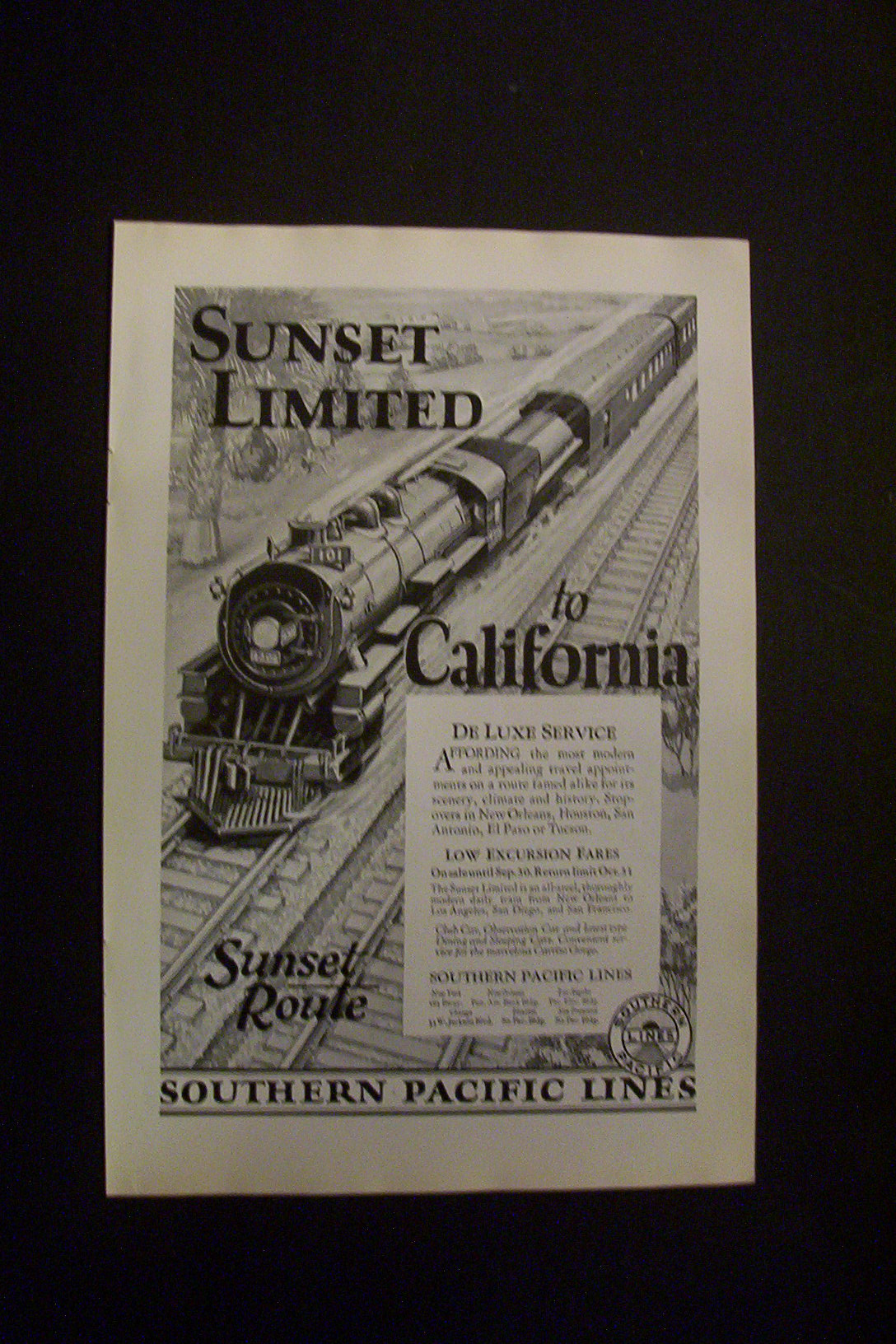 1926  Southern Pacific Lines
