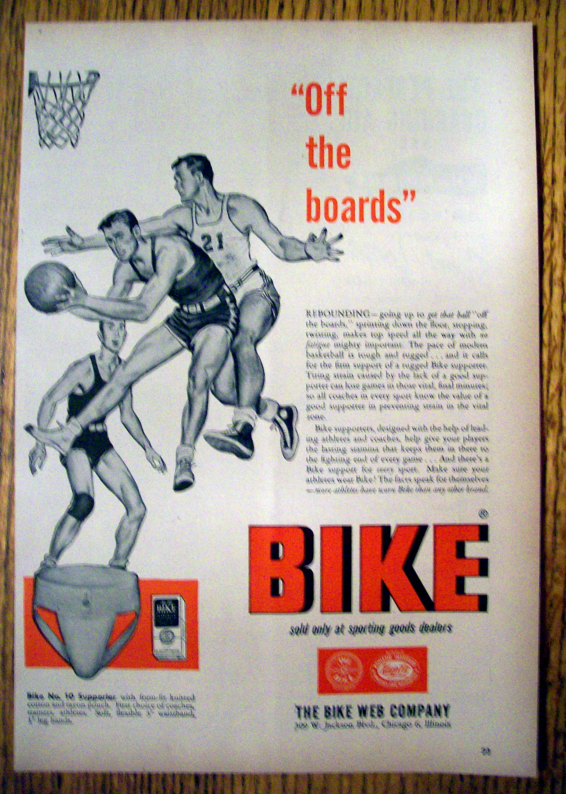 Vintage Ad: 1955 Bike Supporter