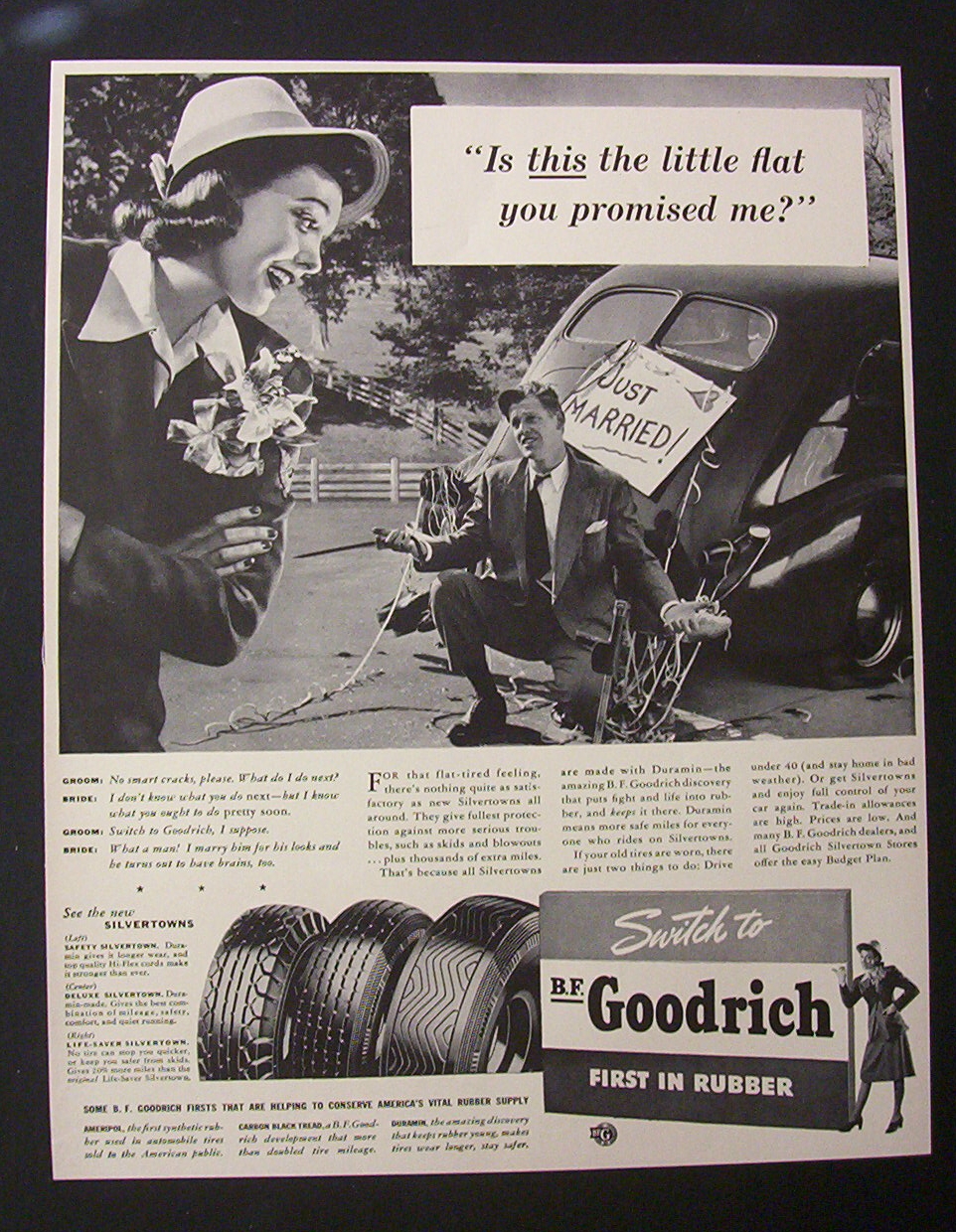 Vintage Ad: 1941  B. F.  Goodrich