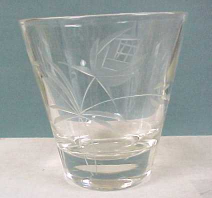 Juice Glass, cut design