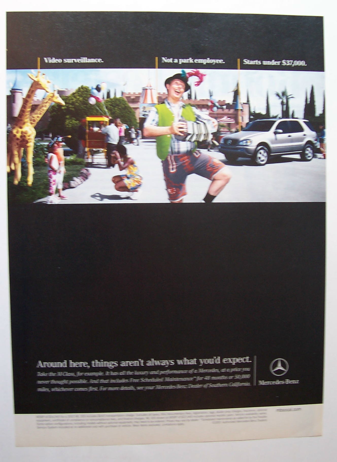 Vintage Ad: 2001 Mercedes - Benz