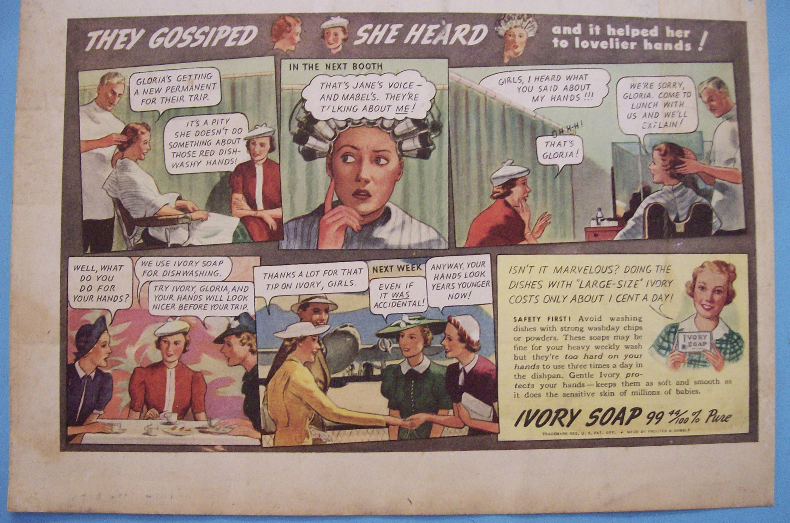 Vintage Ad: 1937 Ivory Soap