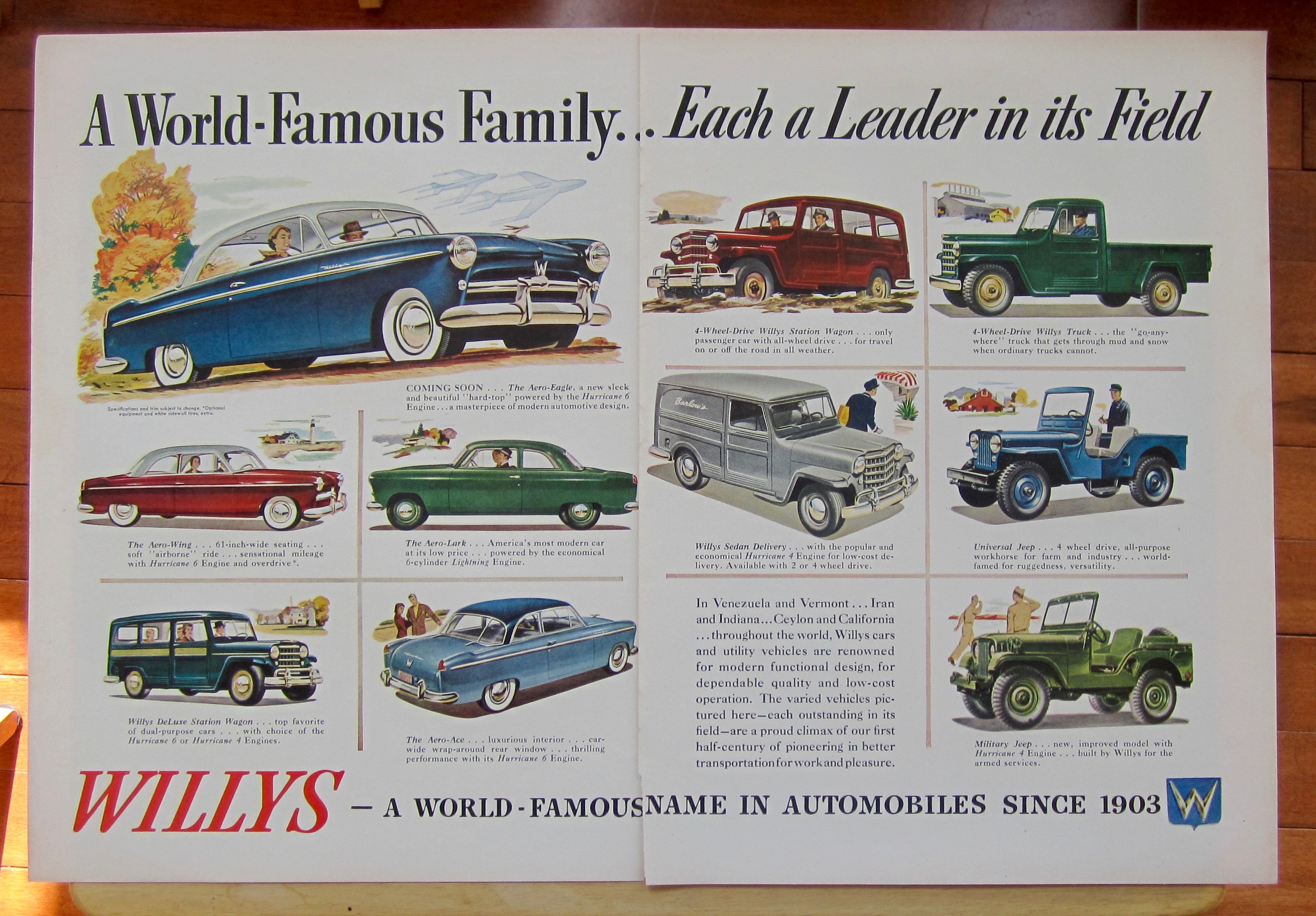 1952 Aero Willys with A World Famous Family In Cars