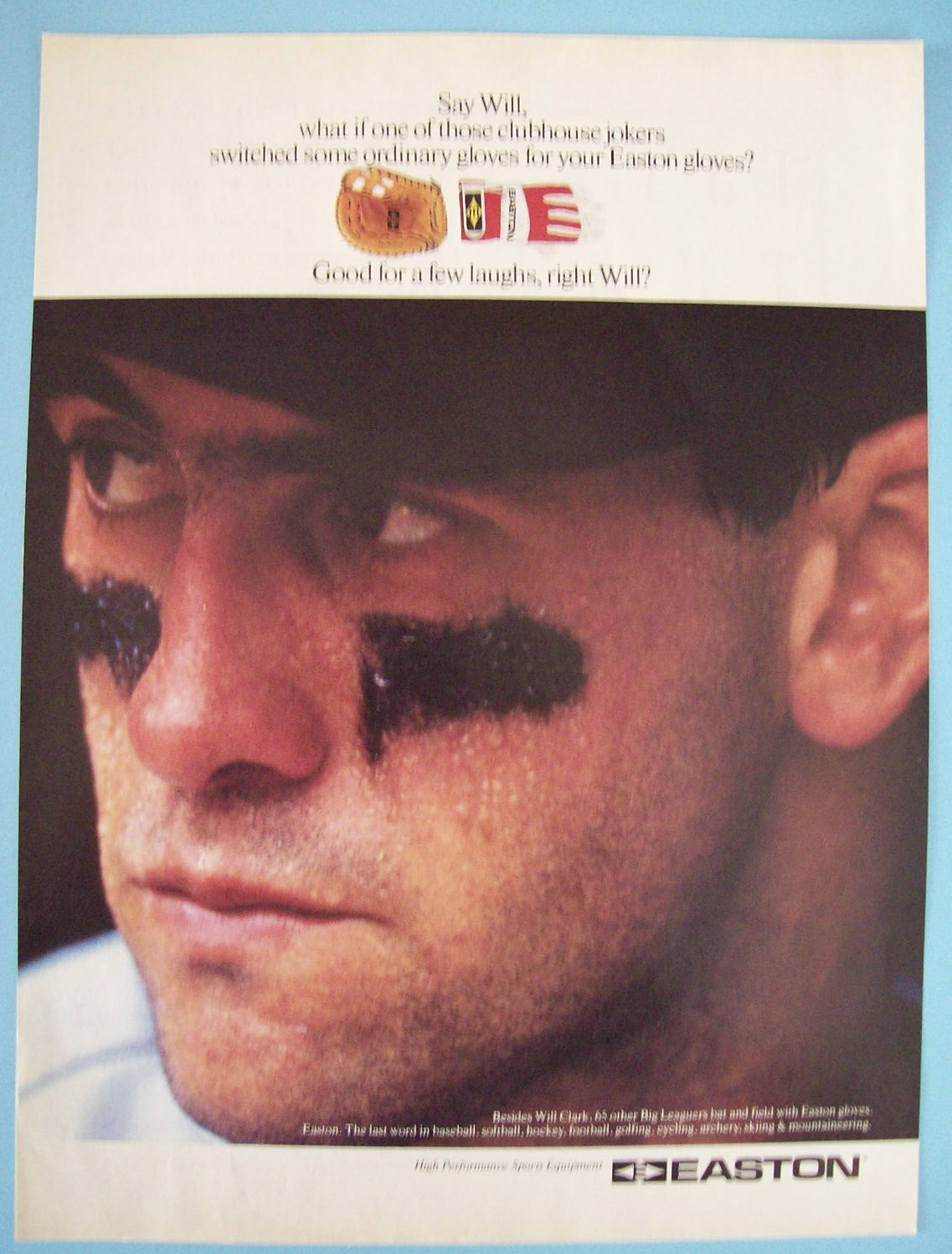Vintage Ad: 1991 Easton w/ Will Clark
