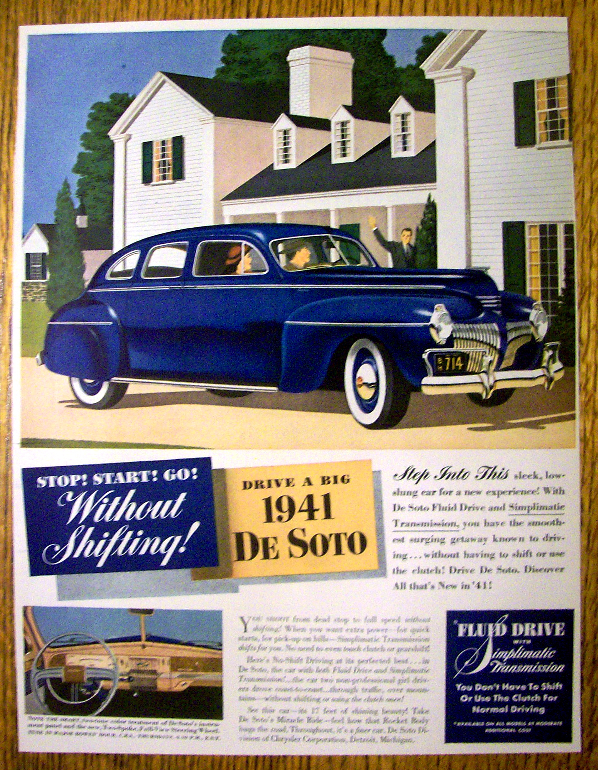 Vintage Ad: 1941 De Soto