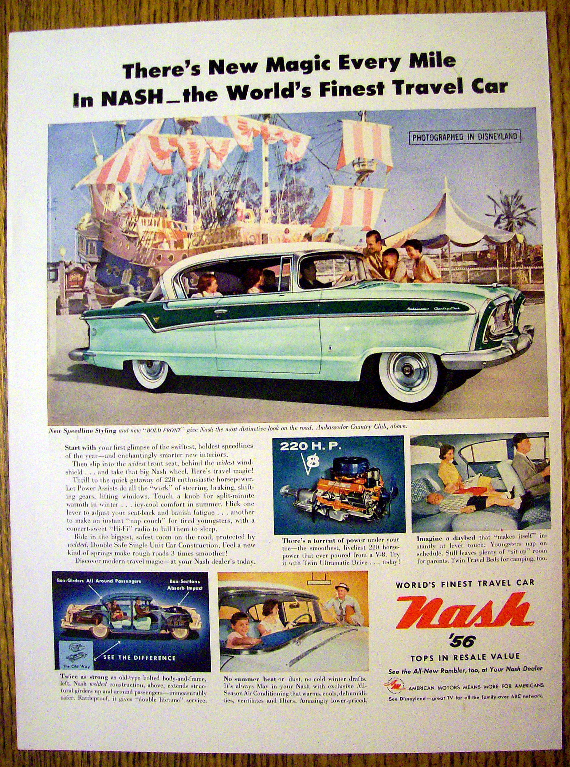 1956 Nash Ambassador Country Club with Disneyland