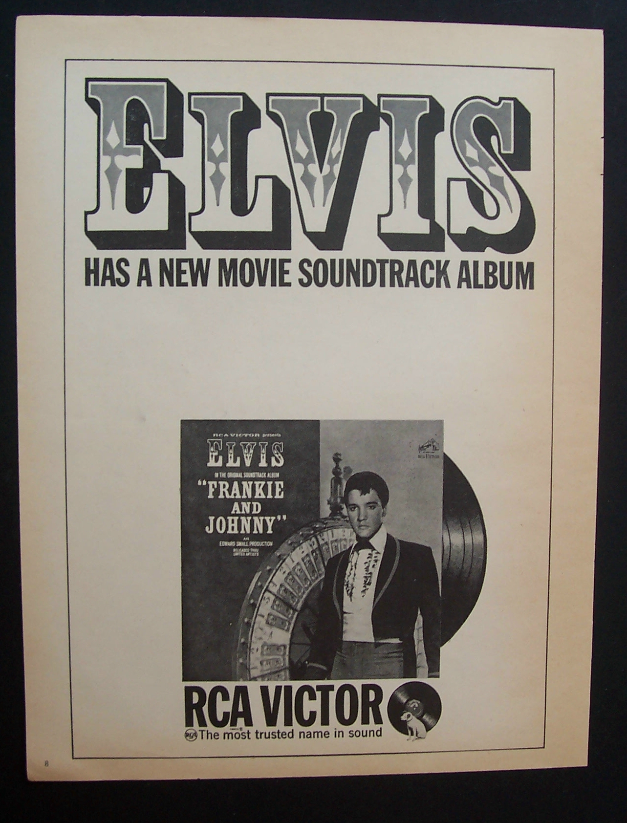 Vintage Ad: 1966 Elvis Presley Album