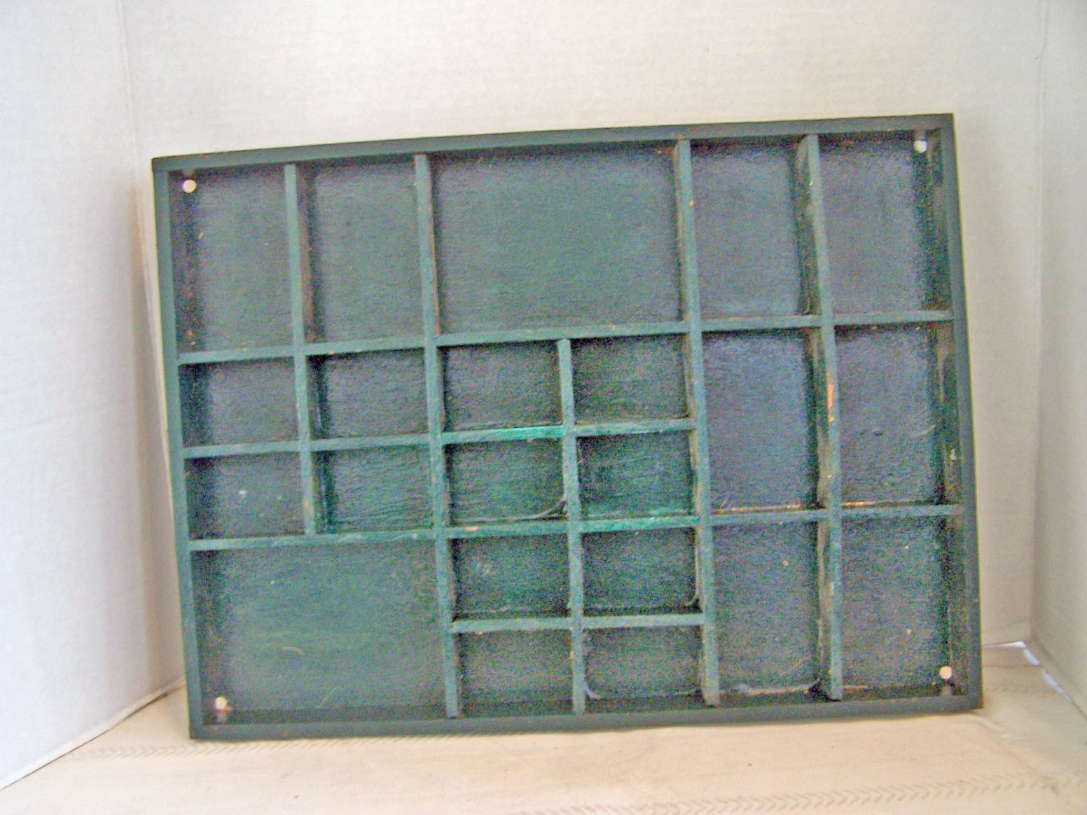 Large Wooden Printer's Box/Shadow Box/For Miniatures