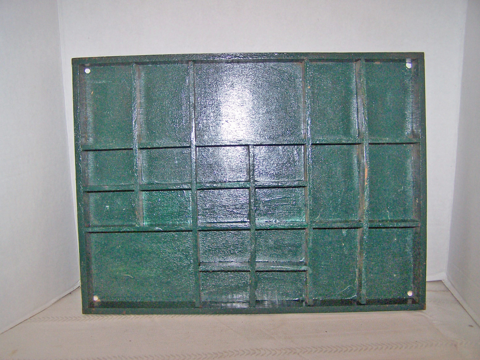 Large Wooden Printer's Box/Shadow Box/For Miniatures