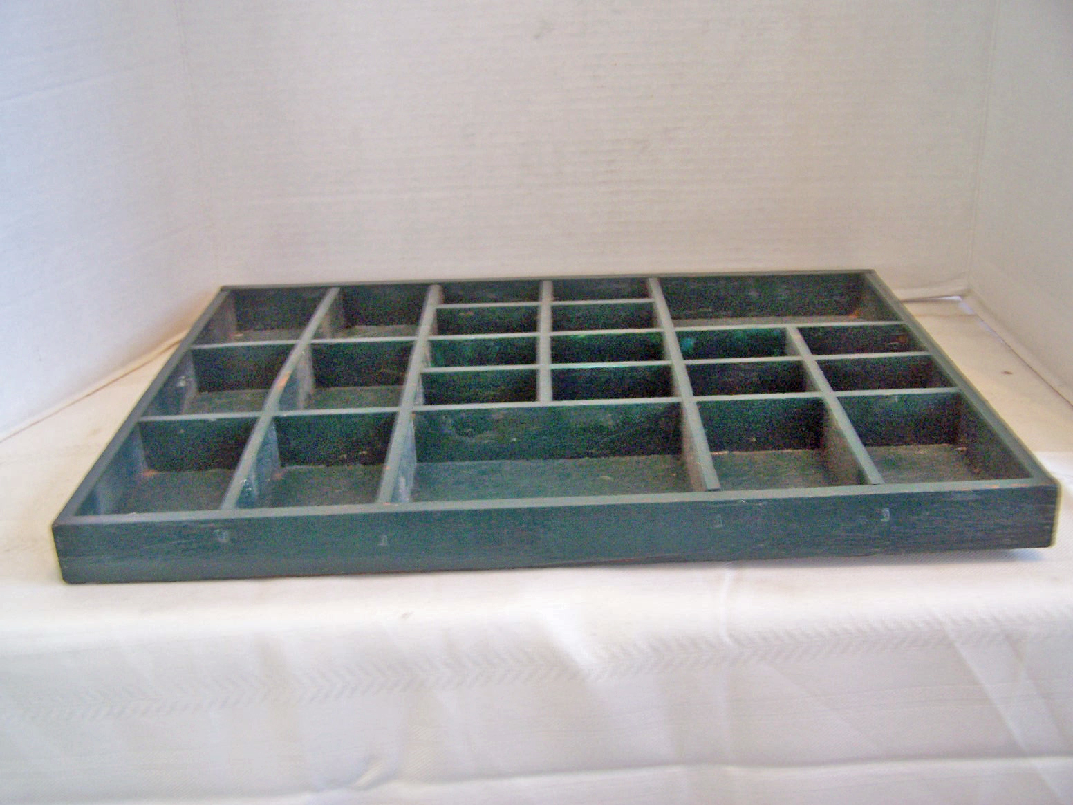 Large Wooden Printer's Box/Shadow Box/For Miniatures