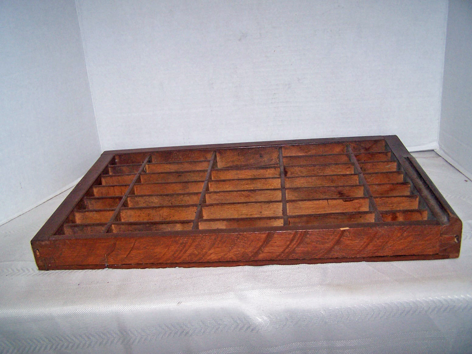 Large Heavy Wooden Printer's Box/Shadow Box/