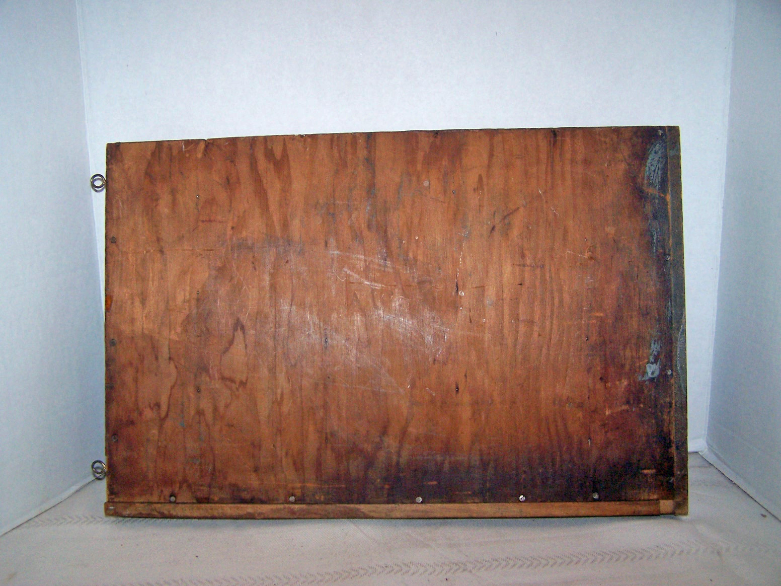 Large Heavy Wooden Printer's Box/Shadow Box/