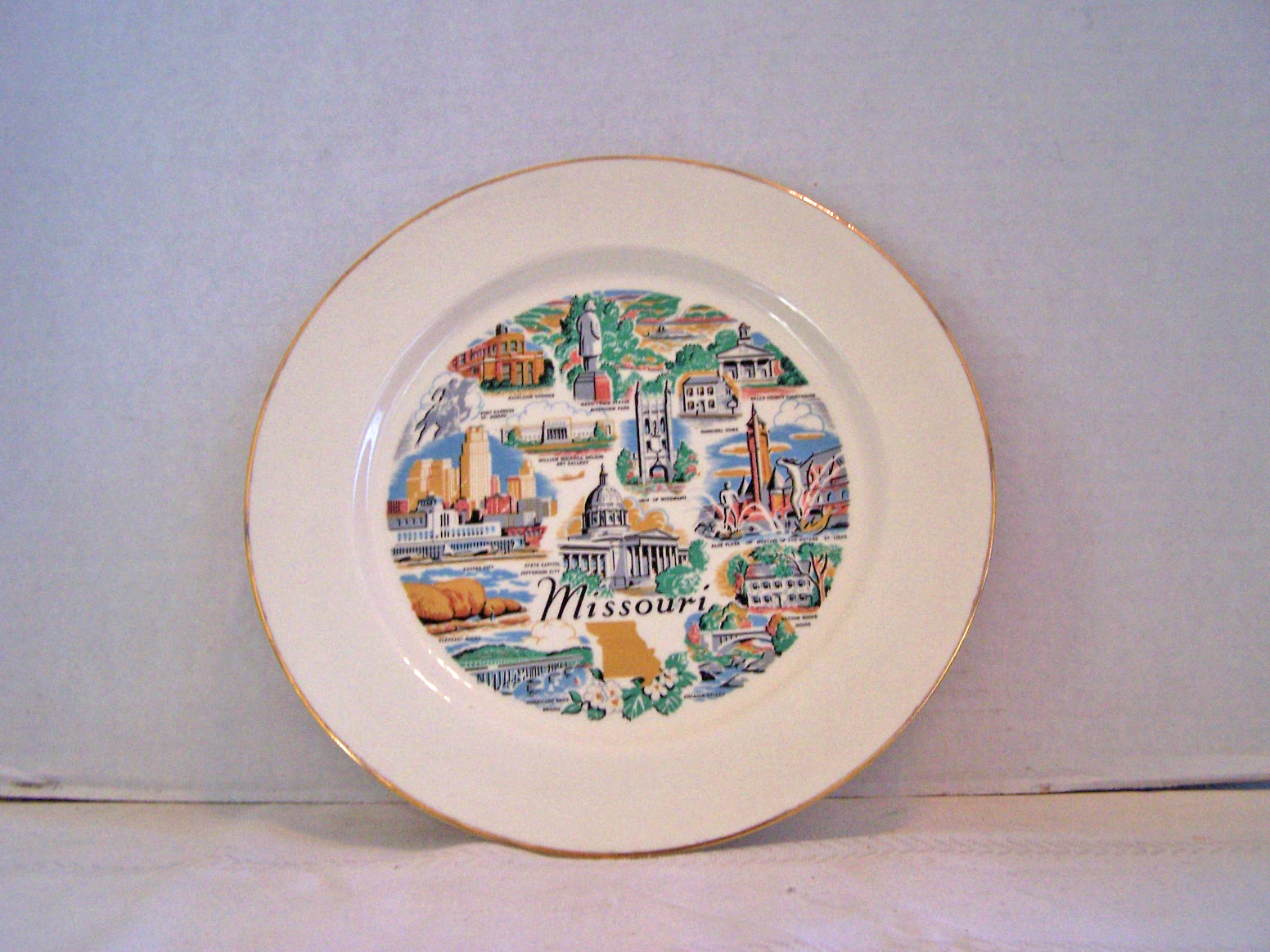 Missouri Souvenir Plate
