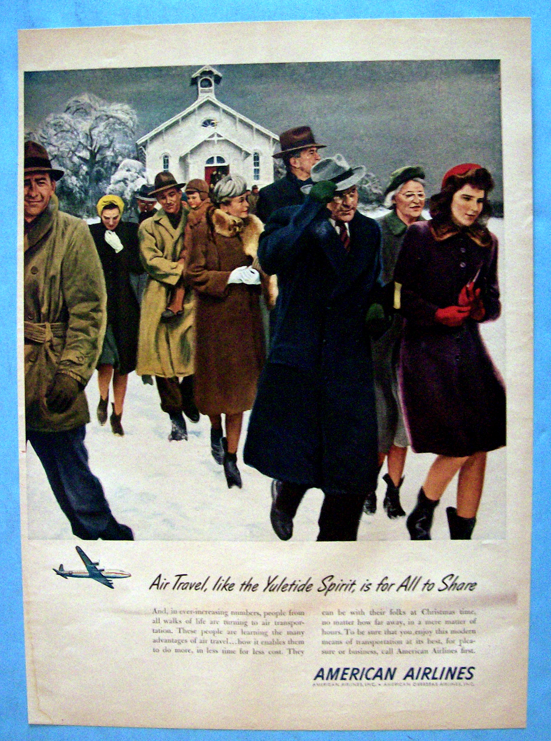 Vintage Ad: 1946 American Airlines