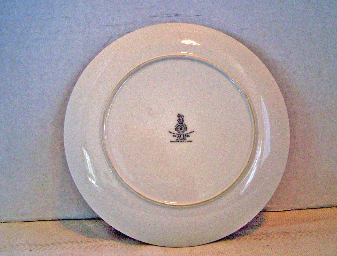 Royal Doulton, Salad Plate, Pillar Rose, Made in Englan