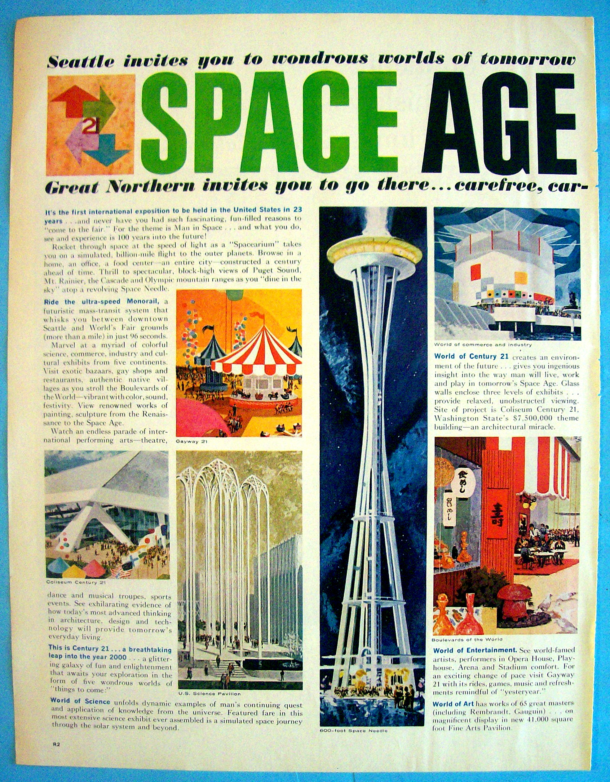 Vintage Ad: 1962 Seattle's Space Age World's Fair
