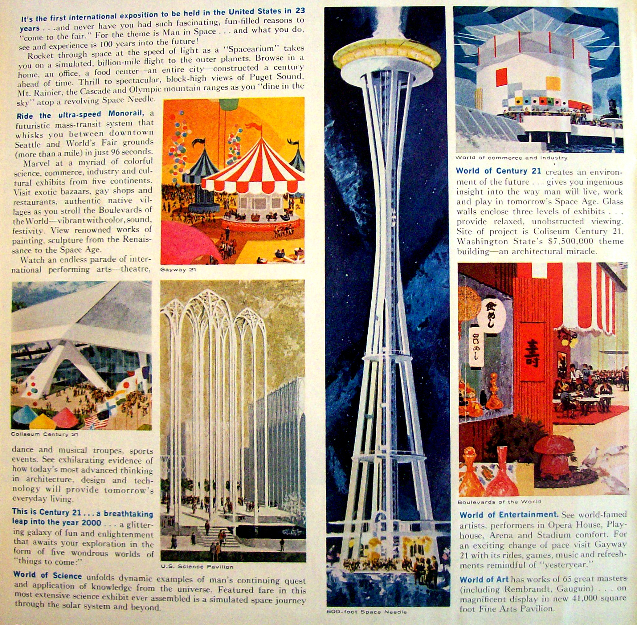 Vintage Ad: 1962 Seattle's Space Age World's Fair