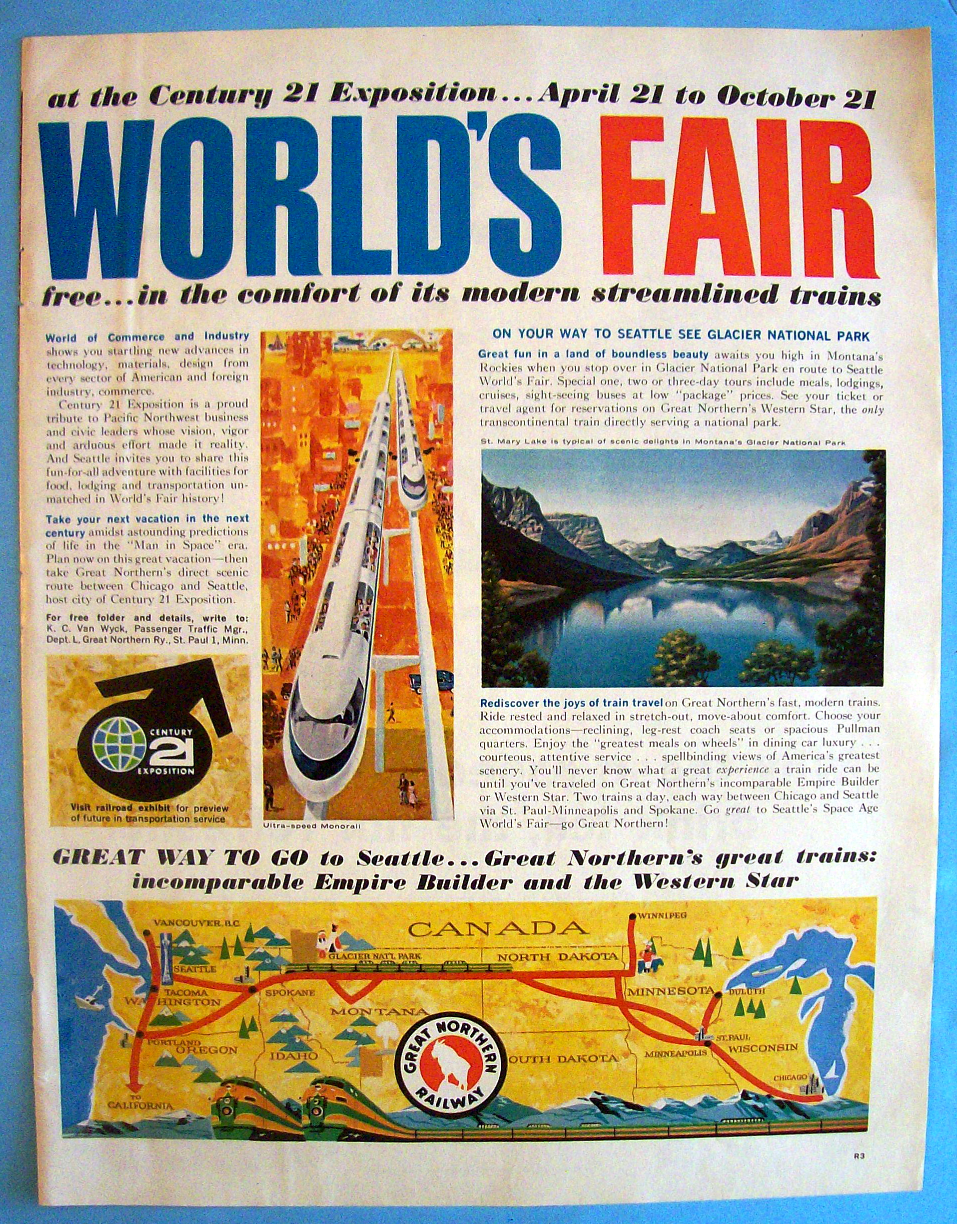Vintage Ad: 1962 Seattle's Space Age World's Fair