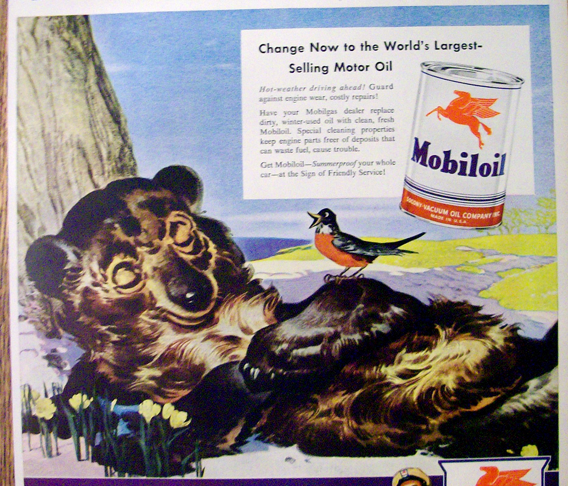 Vintage Ad: 1948 Mobil Gas