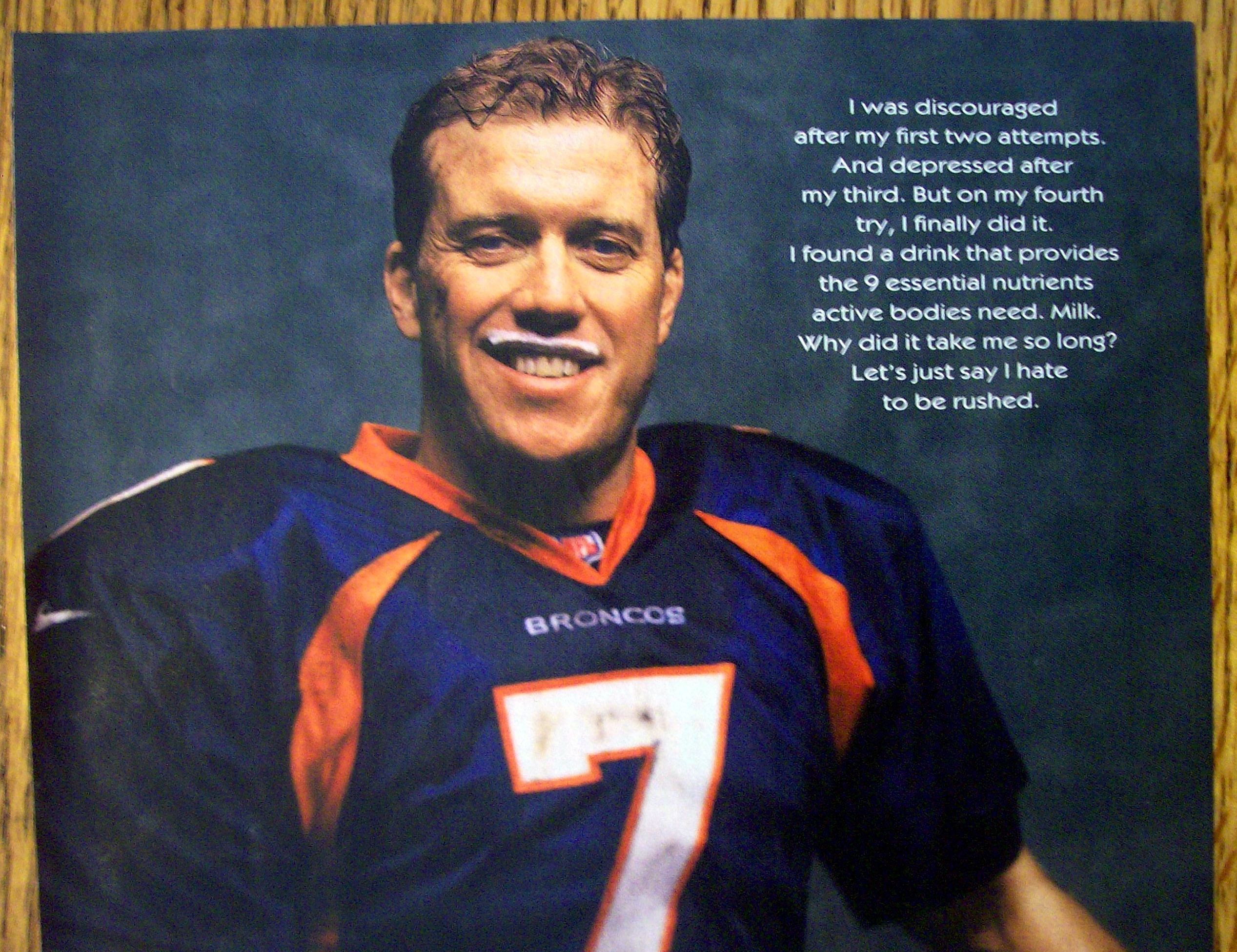 1998 Got Milk with Football's John Elway