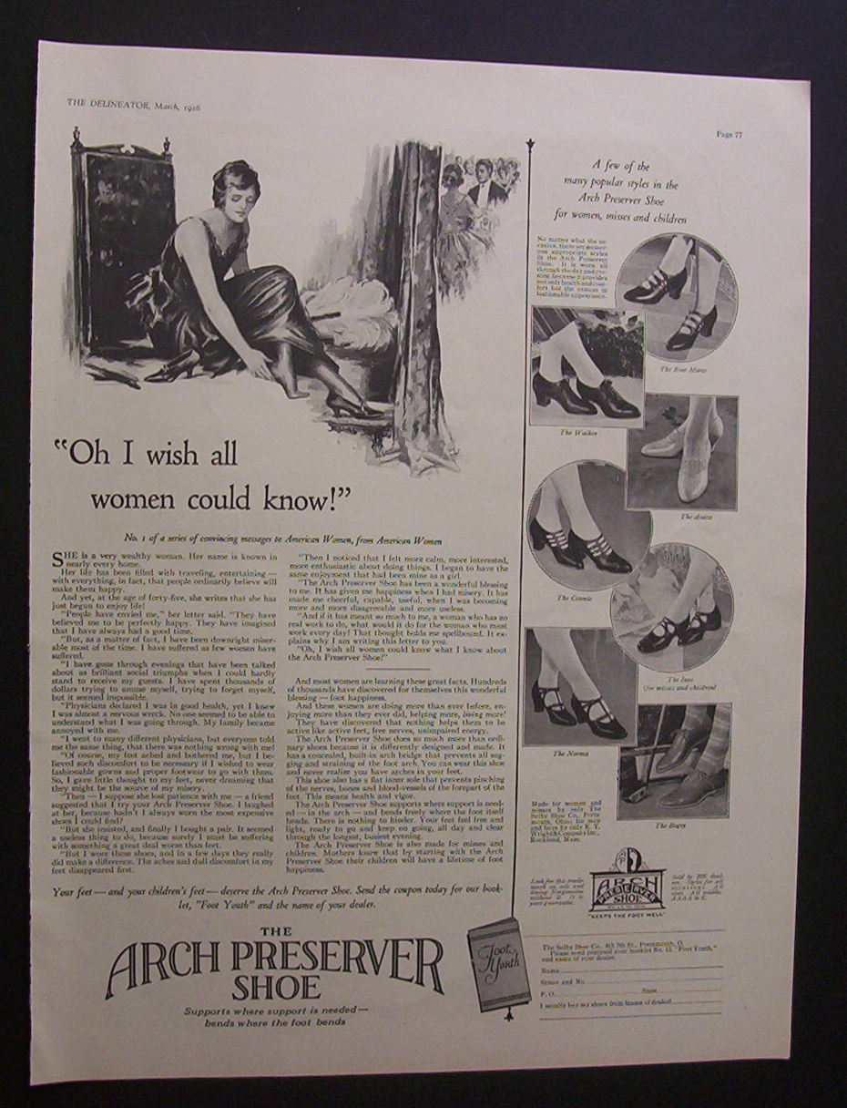 1926  Arch  Preserver  Shoe