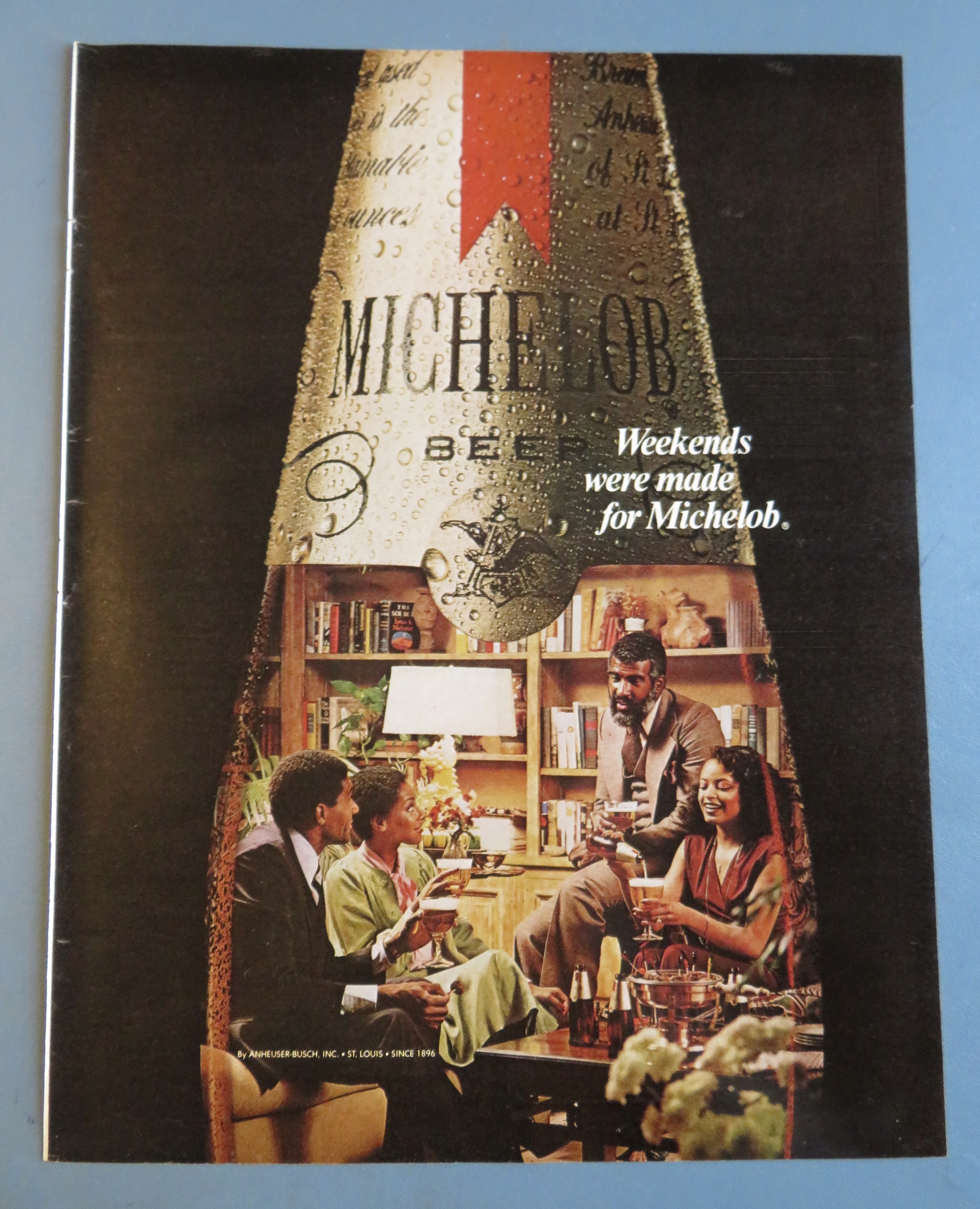 1978 Michelob Beer with Two Couples Talking